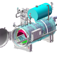 Водораспылительный автоклав ротационного типа - Птицеводство. Оборудование Kaleter для промышленного содержания птицы. 