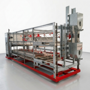 Клетка для бройлера с автоматическим выгоном. - Птицеводство. Оборудование Kaleter для промышленного содержания птицы. 