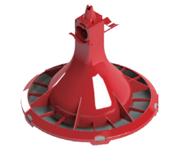 Премиальная кормушка 380mm - Птицеводство. Оборудование Kaleter для промышленного содержания птицы. 