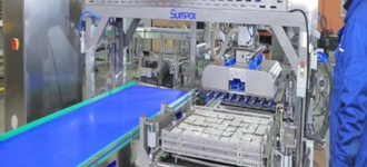 Автоматический разгрузчик реторт пакетов - Птицеводство. Оборудование Kaleter для промышленного содержания птицы. 