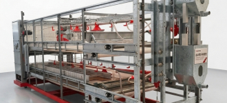 Клетка для бройлера с автоматическим выгоном. - Птицеводство. Оборудование Kaleter для промышленного содержания птицы. 