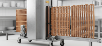 Установка для мойки решётчатых настилов - Птицеводство. Оборудование Kaleter для промышленного содержания птицы. 