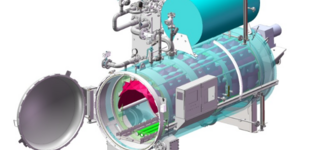 Водораспылительный автоклав ротационного типа - Птицеводство. Оборудование Kaleter для промышленного содержания птицы. 