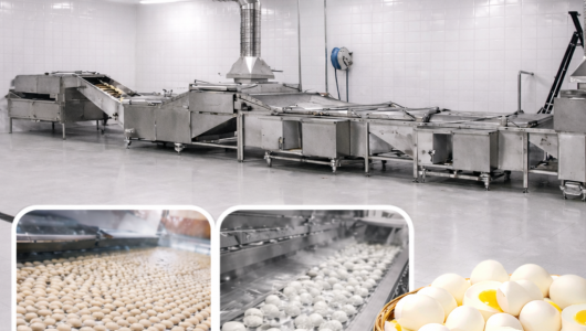 Линия варки и чистки яиц - Птицеводство. Оборудование Kaleter для промышленного содержания птицы. 
